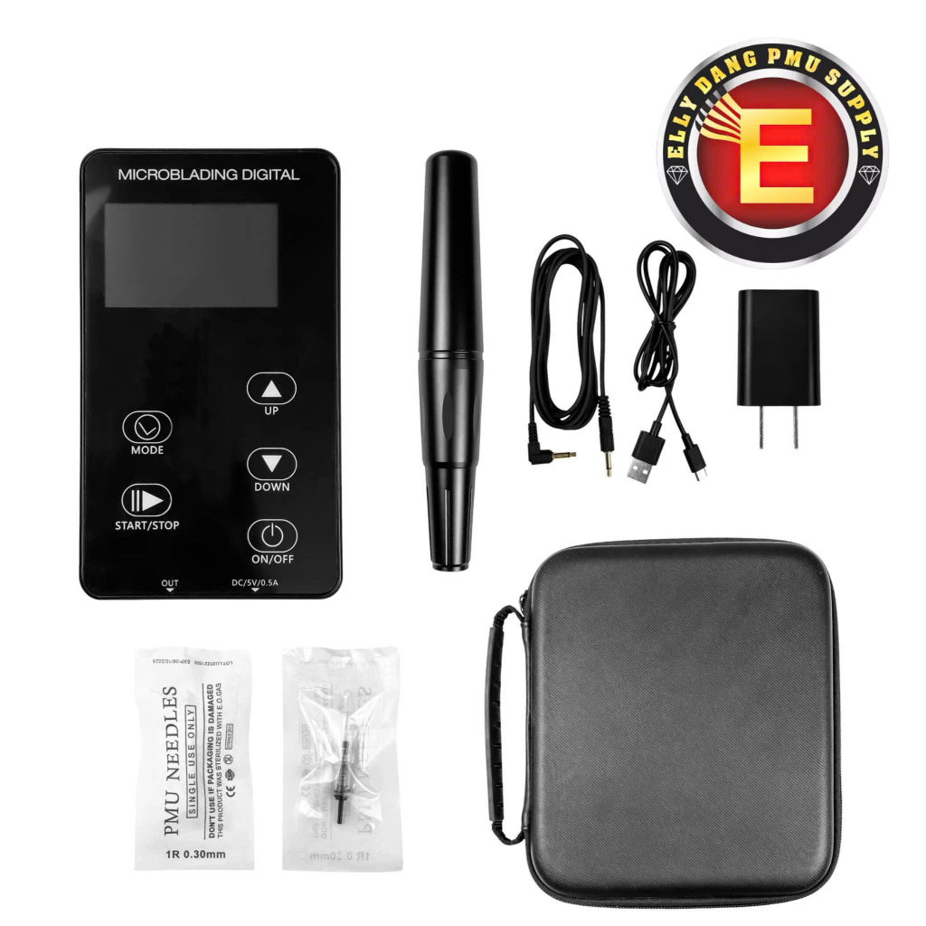 🏷️ Máy Phun Xăm Kỹ Thuật Số MICROBLADING DIGITAL – Tích Điện – Dùng Kim Black Pearl – Đa Năng Phun Xăm Thẩm Mỹ