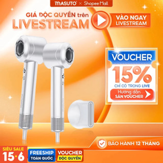 Máy sấy tóc ion âm Masuto Skylon 2 chiều nóng lạnh tạo kiểu bảo vệ tóc bảo hành 12 tháng