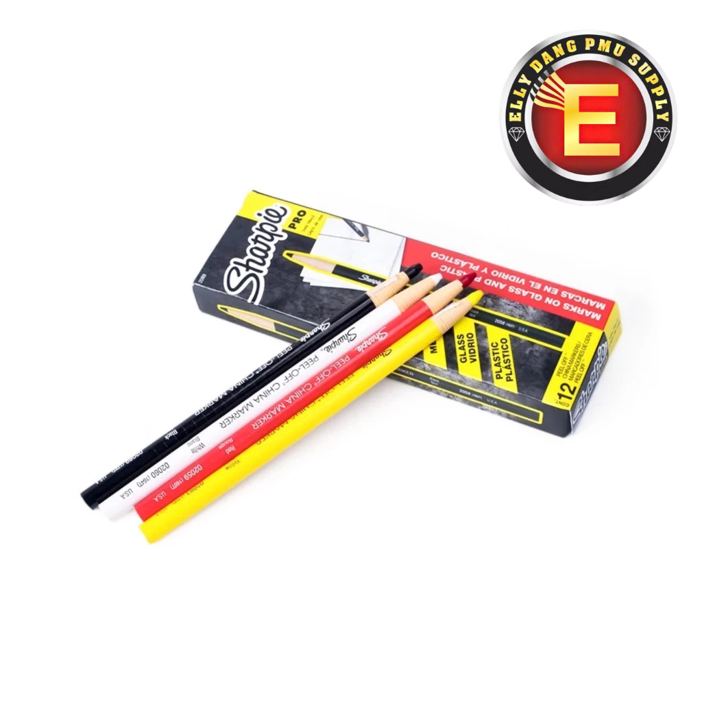 🏷️ 1 cây Chì Đá SHARPIE Chính Hãng – Vẽ Mày Môi Siêu Bền, Chống Trôi – Dùng Trong Phun Xăm Thẩm Mỹ
