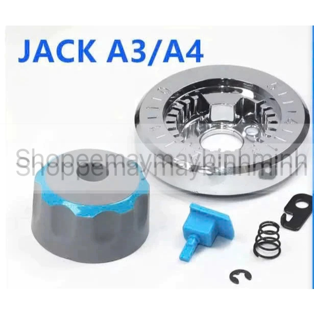 Núm vặn số Jack A3/A4 dùng cho máy may 1 kim công nghiệp (GIÁ 1 BỘ)