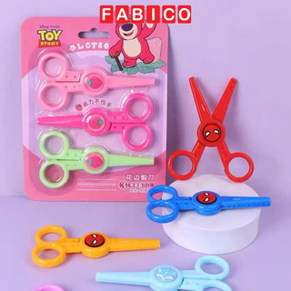 Bộ 3 Kéo Nhựa Học Sinh Disney A79032 - Kéo Thủ Công Chất Liệu An Toàn Cho Bé