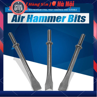 Bộ đục búa không khí 3 cái Bộ búa khí nén Shank tròn cực dài