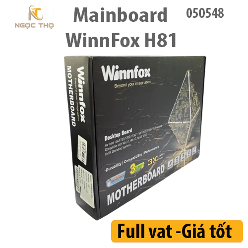 Mainboard WinnFox H81 DDR3 LGA1150 – Bo Mạch Chủ H81 Cho PC Văn Phòng