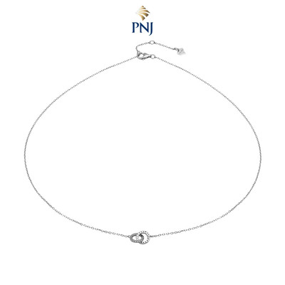 Dây cổ Bạc đính đá PNJSilver XMXMW060172