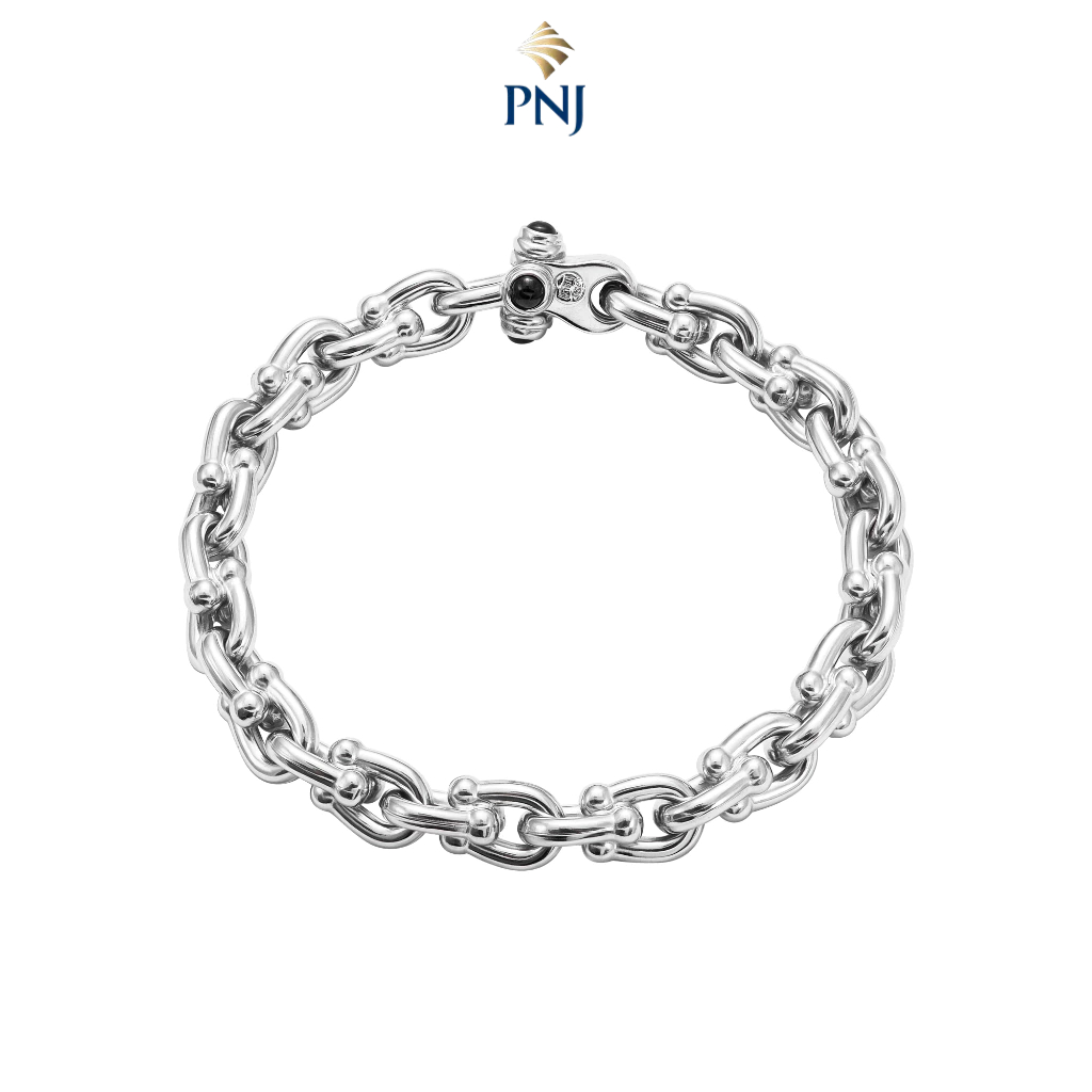 Lắc tay nam bạc Ý MANCODE by PNJ 0000K060071