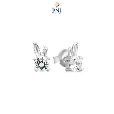 Bông tai Bạc đính đá Disney|PNJ Bambi XM00W060018