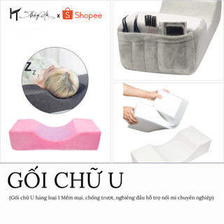  Gối Chữ U Hàng Loại 1 Mềm Mại Chống Trượt Nghiêng Đầu Hỗ Trợ Nối Mi Chuyên Nghiệp Dụng Cụ Nối Mi Thúy Hà 