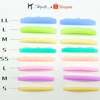  Trục Uốn Mi Silicon 8 Size Mix Màu SS-S-M-L-LL-S-M-L,Uốn Mi Hàn Quốc  Dụng Cụ Nối Mi  Thúy Hà 