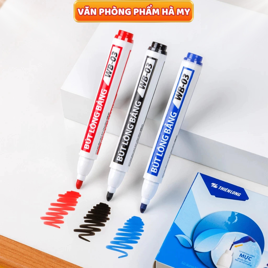 Bút Lông Bảng Thiên Long WB-03 Nét Viết 2.5mm