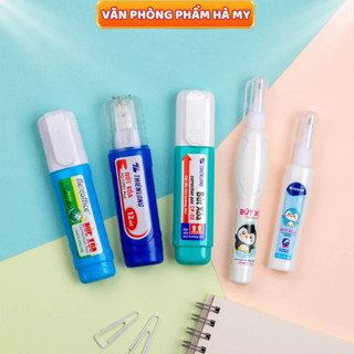 Bút Xóa Nước Thiên Long Deli 5ml/7ml/12ml đa dạng mẫu mã, phù hợp học sinh, sinh viên, văn phòng