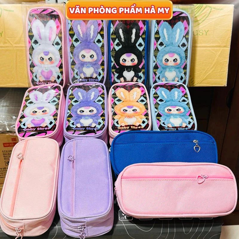 Hộp Đựng Bút Vải Labubu Baby Three 1033, 2250