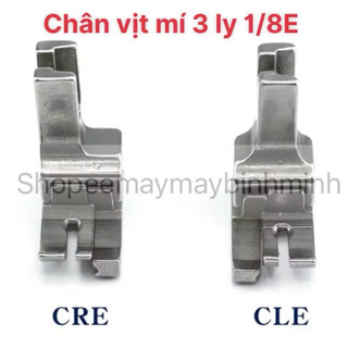 Chân vịt mí Susei Phải SS-CR1/8E 3 LY, Trái CL 1/8E dùng cho máy may 1 kim công nghiệp (giá 1 cái)