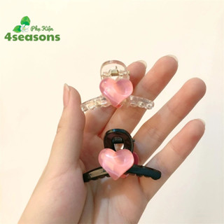  Kẹp tóc mái mini size nhỏ đính trái tim màu nhẹ nhàng dễ thương H73 