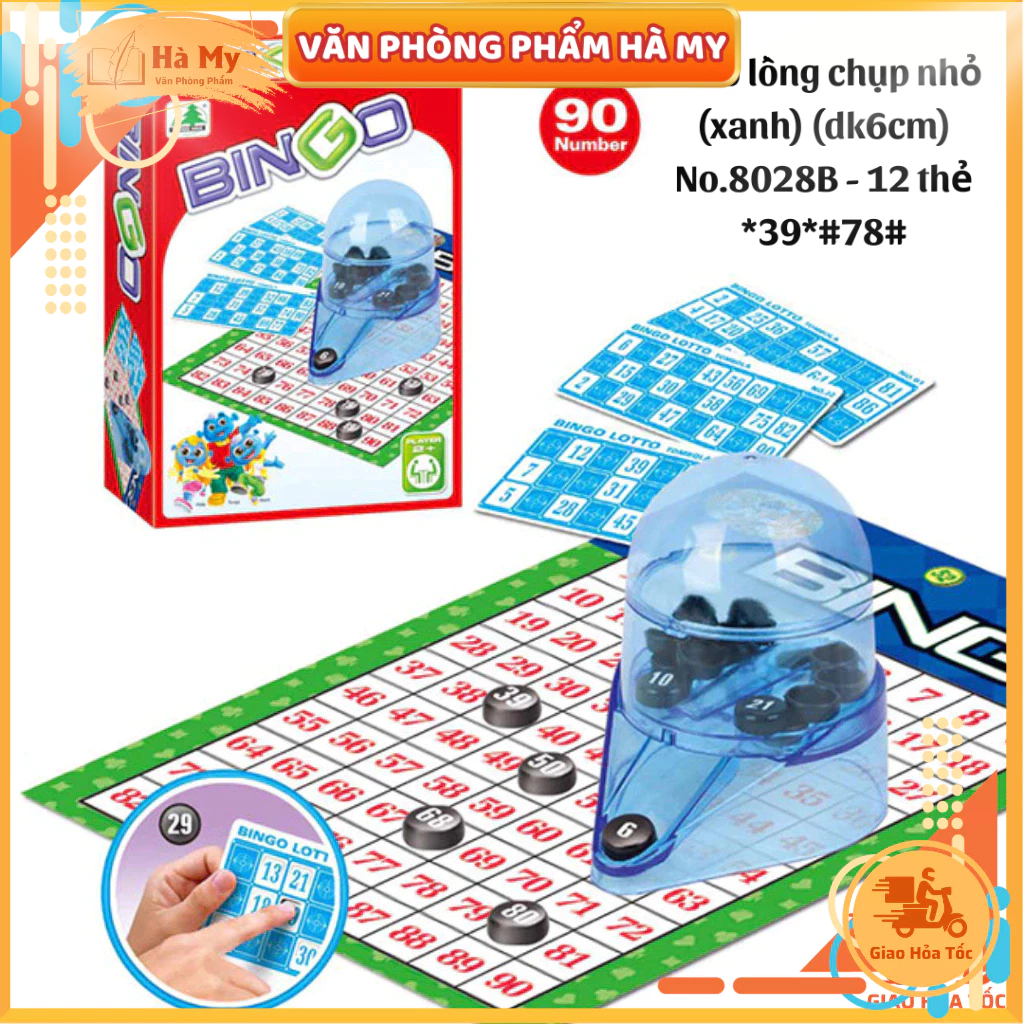 Bộ Đồ Chơi Lô Tô Loto Bingo 90 số