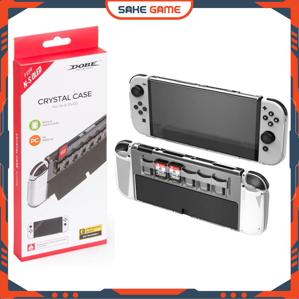 Ốp Nintendo Switch Oled Dobe TNS-1141 PC Case Nintendo Switch Oled Dobe Ốp Switch Oled Case Switch O