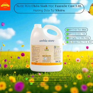  Nước Rửa Chén Sinh Học Enzym Dứa Fuwa3e Can 3.8 Lít Chính Hãng 