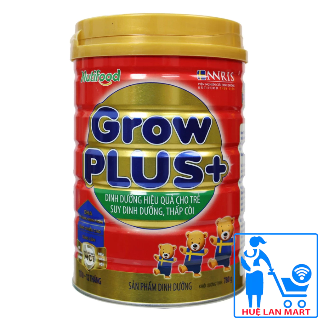 Sữa Bột Nutifood Grow Plus+ Đỏ Hộp 780g