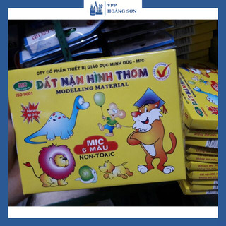 COMBO 2 Hộp Đất Nặn Mic Hình Thơm 6 Màu