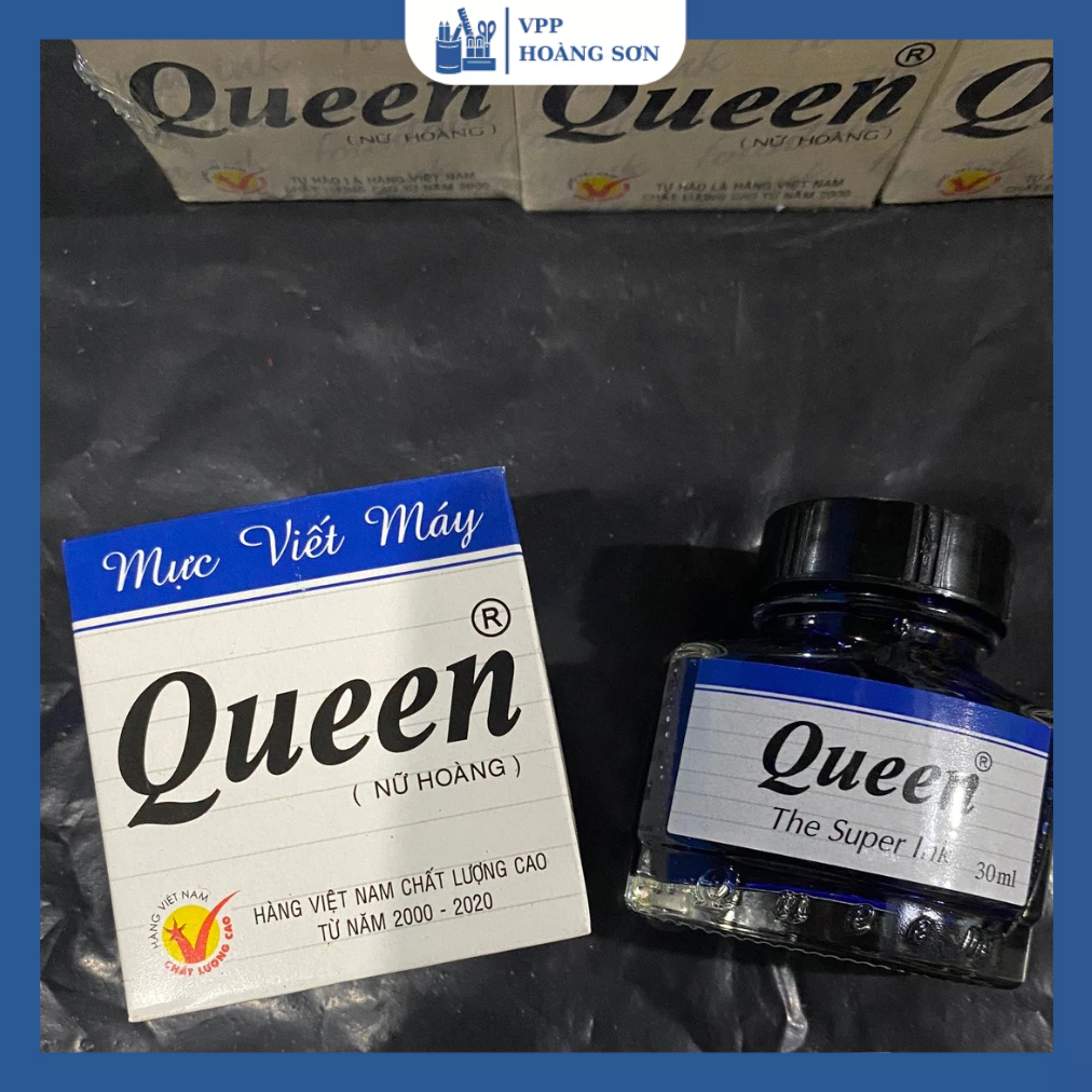 Mực Viết Bút Máy Queen 30ml Các Màu Đẹp