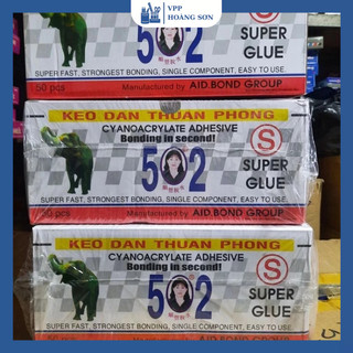 SET 5 Lọ Keo 502 Thuận Phong Loại S Gắn Đồ Siêu Chắc