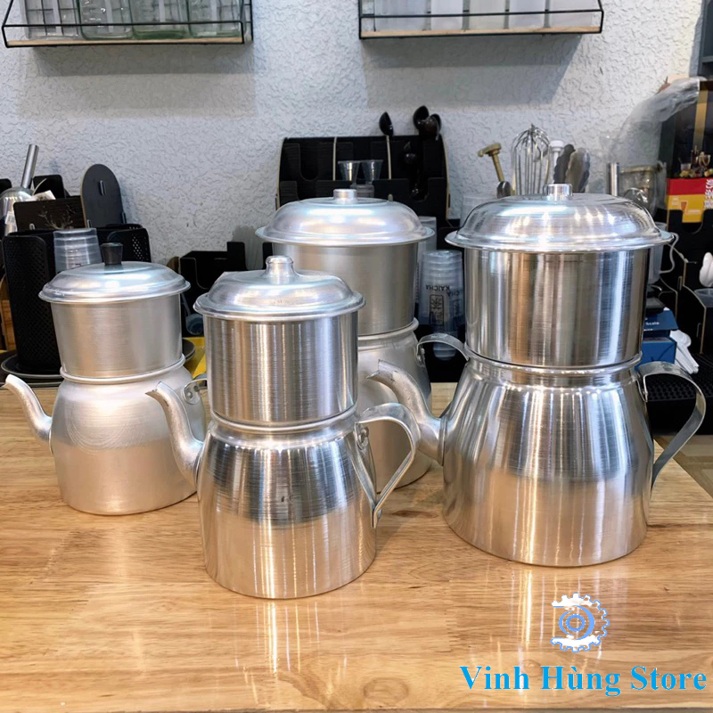 Phin cafe phin nhôm to phin pha cà phê 100gram - 200gram