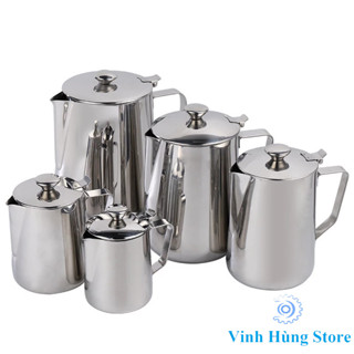 Bình, Ca inox có nắp 350ml - 2000ml  bình đựng nước, trà, cà phê vô cùng sạch sẽ