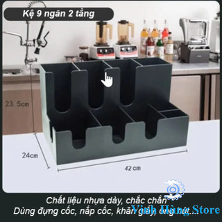 Kệ đựng ly trà sữa  ngăn cao cấp