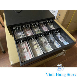 Két thu ngân, ngăn kéo đựng tiền nhiều ngăn kẹp cao cấp
