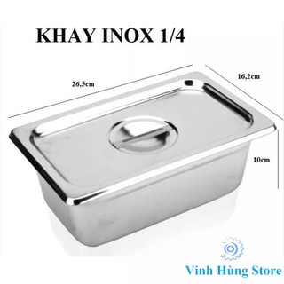 Khay Topping Inox (Có Nắp)