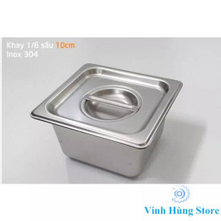 Khay Topping Inox (Có Nắp)