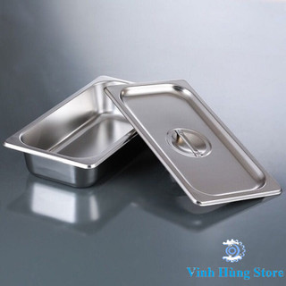 Khay Topping Inox (Có Nắp)