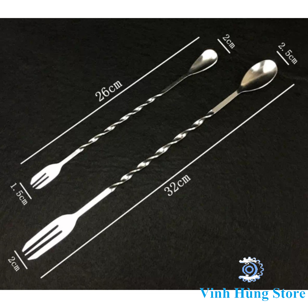 THÌA PHA CHẾ COCKTAIL BARSPOONS INOX