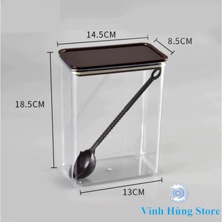 Hộp Nhựa Đựng Bột, Hạt, Cà Phê cao cấp