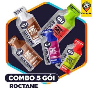 Combo 5 Gói Gel Năng Lượng GU Roctane Nhiều Vị Cho Chạy Trail, Cự Ly Dài - Checkpoint