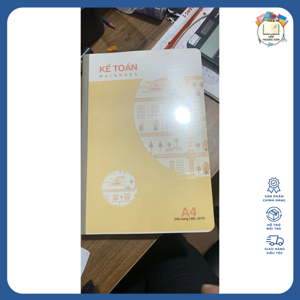 Sổ Giáo Án Hải Tiến 4 Ô Ly - Kẻ Ngang A4 (200, 300 Trang) Đẹp