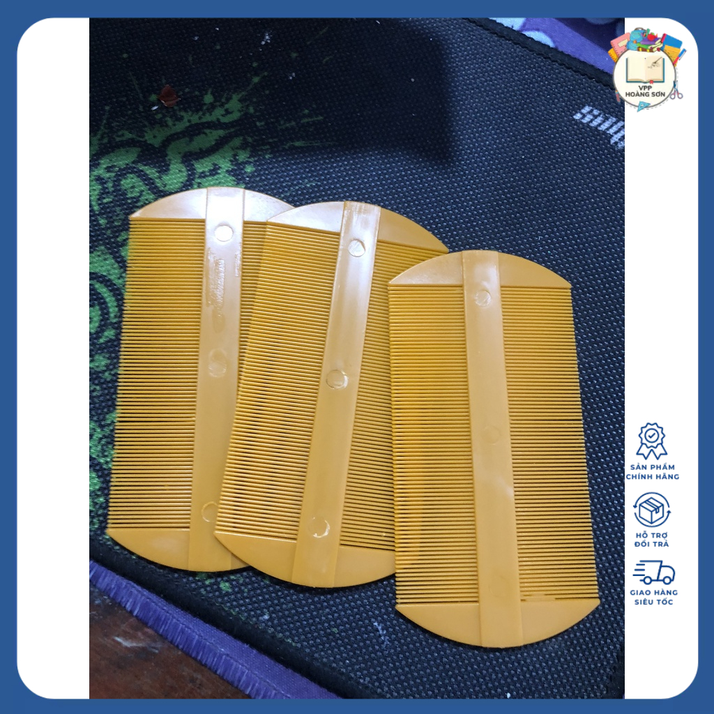 COMBO 3 Lược Bí Nhựa Chải Tóc Cao Cấp