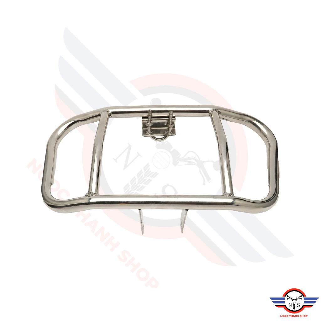 Cản chống đổ inox GD110, GN125, EN125, EN150, LA250, Husky125, YB125, Custom125,  CD 125, CD125... -