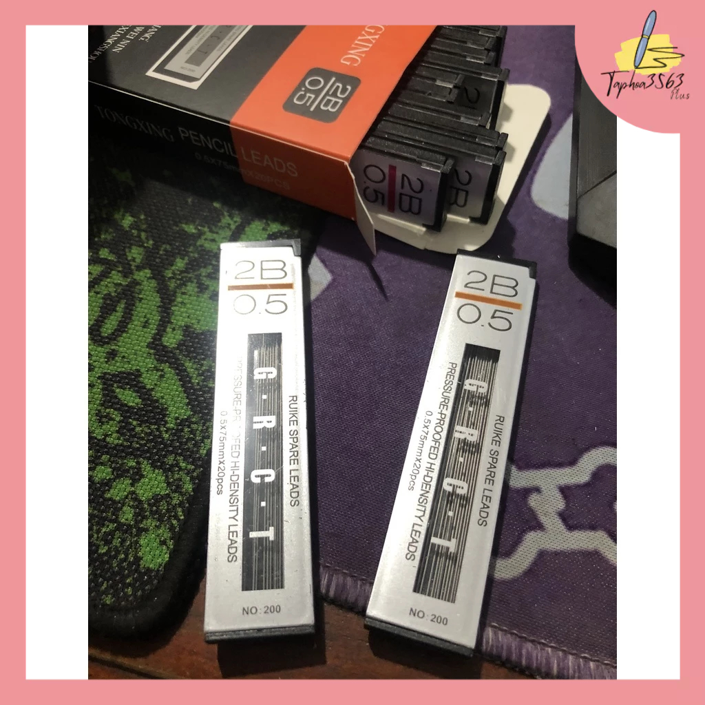 SET 5 Tép Ngòi Chì Kim 2B 0.5mm Đẹp