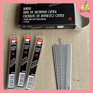 Hộp 100 Lưỡi Dao Dọc Giấy SDI Bé 9mm Đẹp