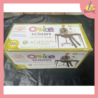 SET 3 Kéo Thủ Công Cán Vàng Nhựa Cắt Giấy Đẹp