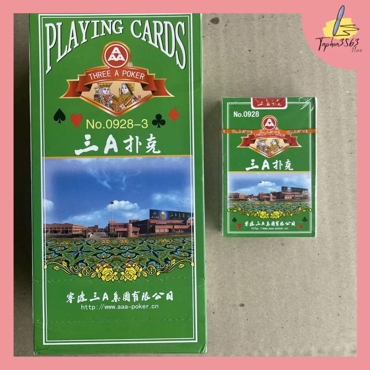 Bài Tú Xanh - Tím AAA Đẹp (Cây 10 Bộ)