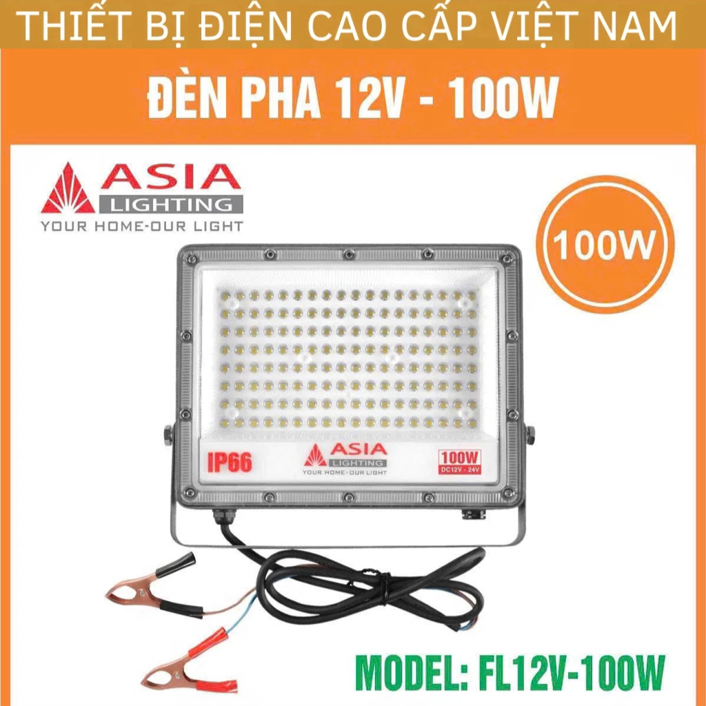 (Asia) Đèn pha led Dc 12V-24V chính hãng Asia lighting, bảo hành 1 năm