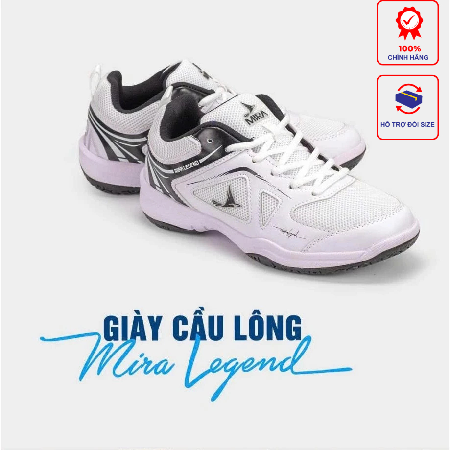 [GIÁ TỐT] Giày Cầu Lông MIRA LEGEND –Đế EVA Êm Chân –Tăng 1 Size –Lỗi Nhẹ Không Ảnh Hưởng Chất Lượng