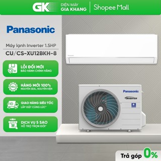 CU/CS-XU12BKH-8 - Máy Lạnh / Điều Hòa Panasonic 1.5HP XU12BKH-8 - Dòng AERO Inverter XU (BKH-8) [Freeship HCM]