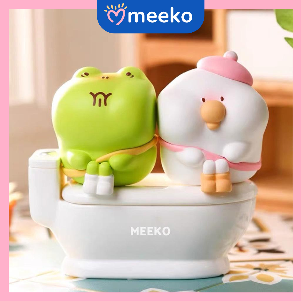 Mô hình hộp mù Toby Chu decor vui nhộn/ Decor bàn học, kệ sách, tủ đồ siêu dễ thương MEEKO