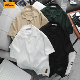  Áo Sơ Mi Nam ICON DENIM Linen Cổ Cuban Basic Form Relax SMID0194 