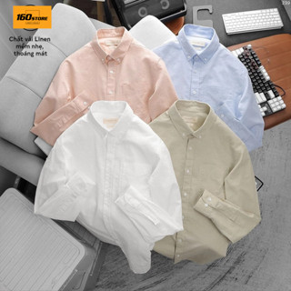  Áo Sơ mi Nam Tay Dài ICON DENIM Linen Collection SMID0239 