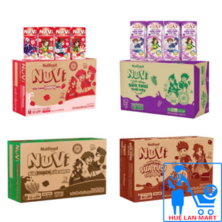1 Thùng Sữa Nuvi Sữa Thạch/ Sữa Chua Thạch -  Sữa Tươi Trái Cây/Có Thạch Đủ Vị 100ml/ 170ml/180ml