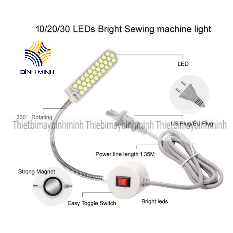 Đèn Cần Led 10 Bóng 20 Bóng 30 Bóng Tiết Kiệm Điện