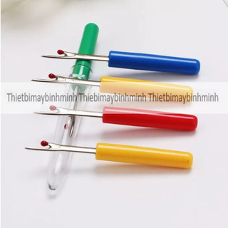 Rạch khuyết gỡ chỉ NẮP NHỰA TRONG, cây tháo chỉ tiện dụng ngành may